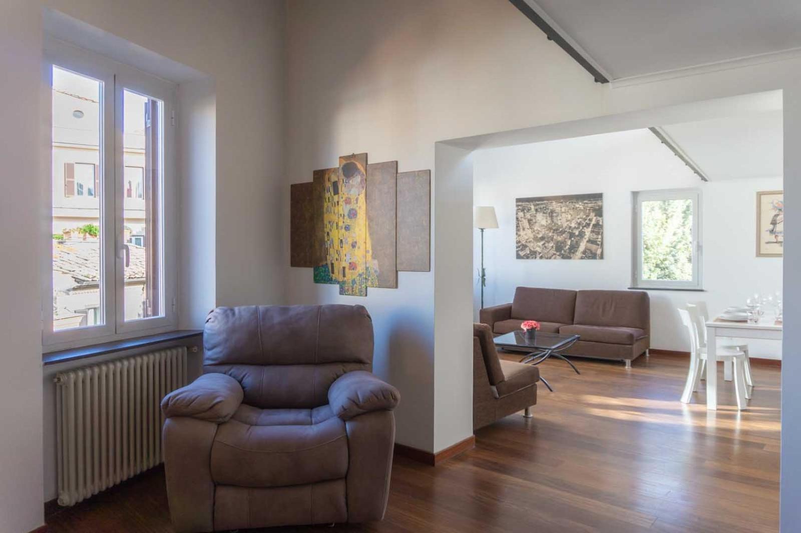 Lusso E Panorama Senza Paragoni, Loft Trastevere Rom Exterior foto